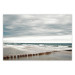 Poster Baltic Sea - Scandinavian beach landscape with turbulent waves 117285