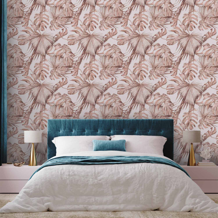 Modern Wallpaper Coral Palms 118585 additionalImage 4