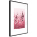 Poster Ruby Spikes - simple composition with field plants in pink tones 119185 additionalThumb 13