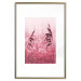 Poster Ruby Spikes - simple composition with field plants in pink tones 119185 additionalThumb 20