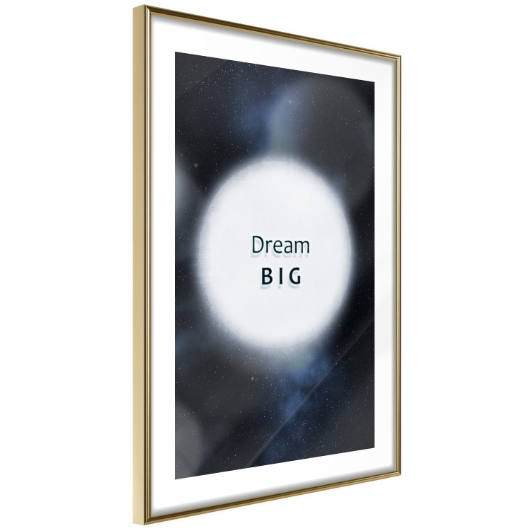 Poster Power of Dreams - English inscription in a circle against a starry sky 122285 additionalImage 4