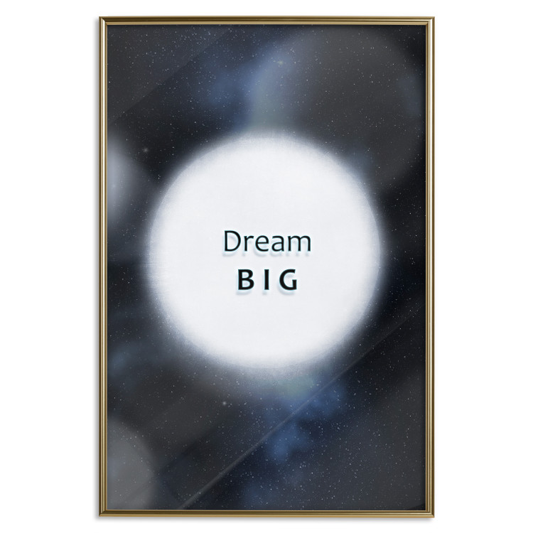 Poster Power of Dreams - English inscription in a circle against a starry sky 122285 additionalImage 20