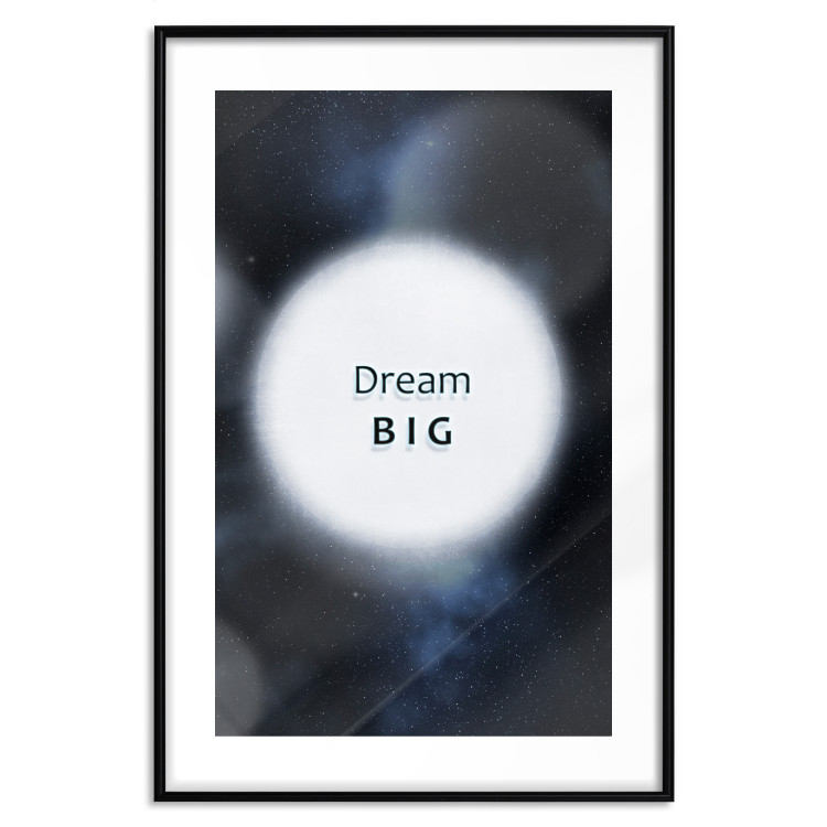 Poster Power of Dreams - English inscription in a circle against a starry sky 122285 additionalImage 17