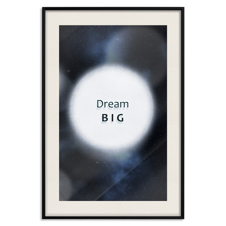 Poster Power of Dreams - English inscription in a circle against a starry sky 122285 additionalImage 18