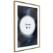 Poster Power of Dreams - English inscription in a circle against a starry sky 122285 additionalThumb 4
