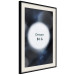 Poster Power of Dreams - English inscription in a circle against a starry sky 122285 additionalThumb 13