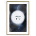 Poster Power of Dreams - English inscription in a circle against a starry sky 122285 additionalThumb 16