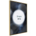 Poster Power of Dreams - English inscription in a circle against a starry sky 122285 additionalThumb 2