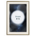 Poster Power of Dreams - English inscription in a circle against a starry sky 122285 additionalThumb 19