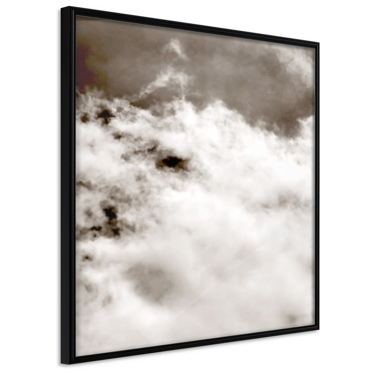 Poster Fleeting Moments - black and white sky landscape overlooking clouds 122685 additionalImage 11