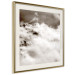 Poster Fleeting Moments - black and white sky landscape overlooking clouds 122685 additionalThumb 2