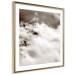 Poster Fleeting Moments - black and white sky landscape overlooking clouds 122685 additionalThumb 7
