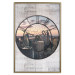 Poster Time Space - view from window shaped like a clock face on city skyscraper 123485 additionalThumb 16