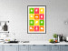 Poster Colorful Fruits - board with colorful squares and fruit graphics 123585 additionalThumb 22