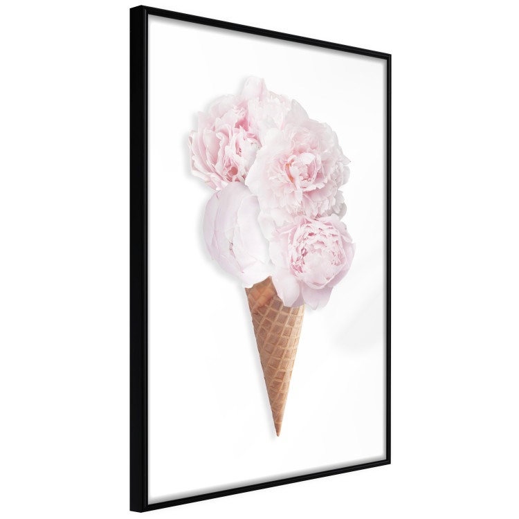 Wall Poster Taste of Flowers - abstract ice cream made of flowers on white background 128085 additionalImage 11
