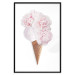 Wall Poster Taste of Flowers - abstract ice cream made of flowers on white background 128085 additionalThumb 16