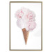 Wall Poster Taste of Flowers - abstract ice cream made of flowers on white background 128085 additionalThumb 17