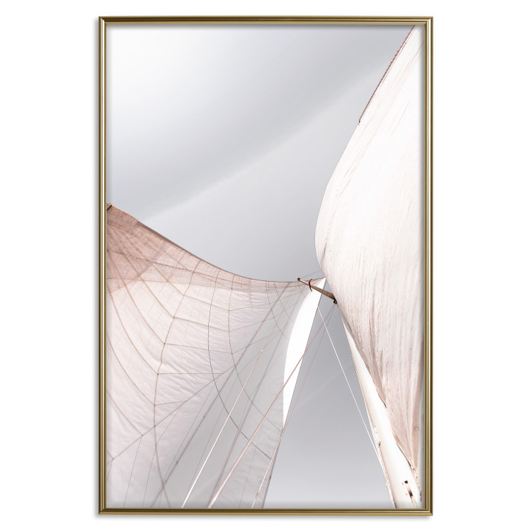 Poster Sunny Sail - bright maritime composition with sailboat mast 129485 additionalImage 17