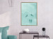 Poster Seagreen Sky - abstract birds against light sky and clouds 129585 additionalThumb 7