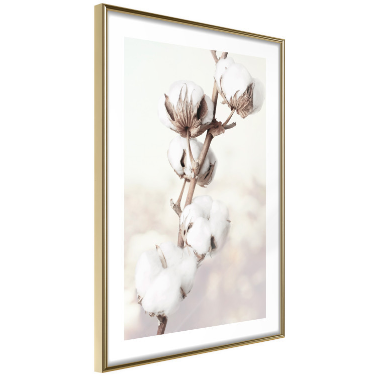 Poster Subtlety of Nature - a landscape of a plant with white flowers on a bright background 130785 additionalImage 9