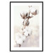 Poster Subtlety of Nature - a landscape of a plant with white flowers on a bright background 130785 additionalThumb 17