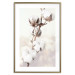 Poster Subtlety of Nature - a landscape of a plant with white flowers on a bright background 130785 additionalThumb 14