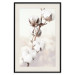 Poster Subtlety of Nature - a landscape of a plant with white flowers on a bright background 130785 additionalThumb 19