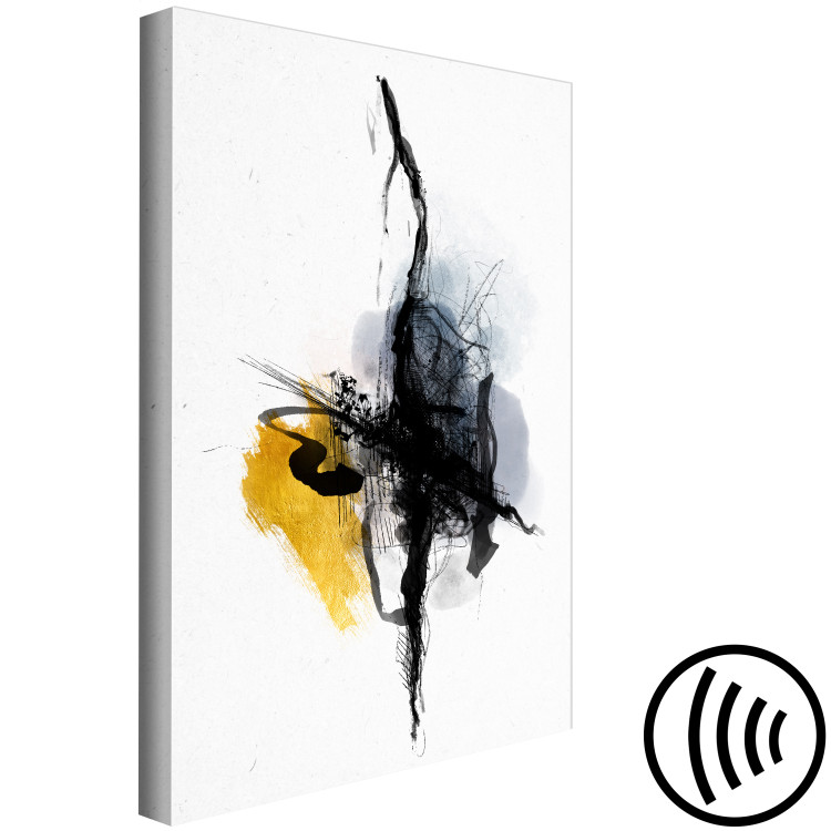 Canvas Print Turbulent Stream (1-piece) Vertical - artistic abstraction 131685 additionalImage 6