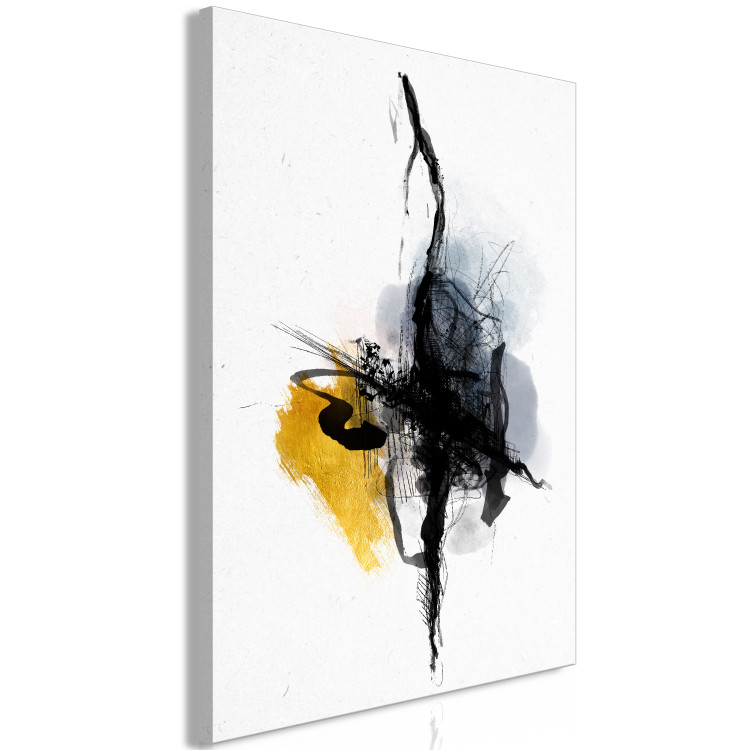 Canvas Print Turbulent Stream (1-piece) Vertical - artistic abstraction 131685 additionalImage 2
