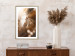 Wall Poster Gentle Swaying - plant with dandelion flower on an orange background 131785 additionalThumb 13