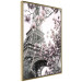 Wall Poster Magnolias in the Sun of Paris - pink flowers against the gray backdrop of the Eiffel Tower 132285 additionalThumb 12