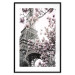 Wall Poster Magnolias in the Sun of Paris - pink flowers against the gray backdrop of the Eiffel Tower 132285 additionalThumb 15