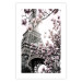 Wall Poster Magnolias in the Sun of Paris - pink flowers against the gray backdrop of the Eiffel Tower 132285 additionalThumb 19