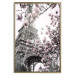 Wall Poster Magnolias in the Sun of Paris - pink flowers against the gray backdrop of the Eiffel Tower 132285 additionalThumb 17