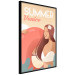Poster Venetian Beach - summer composition with a woman and English text 135885 additionalThumb 3