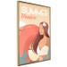 Poster Venetian Beach - summer composition with a woman and English text 135885 additionalThumb 8