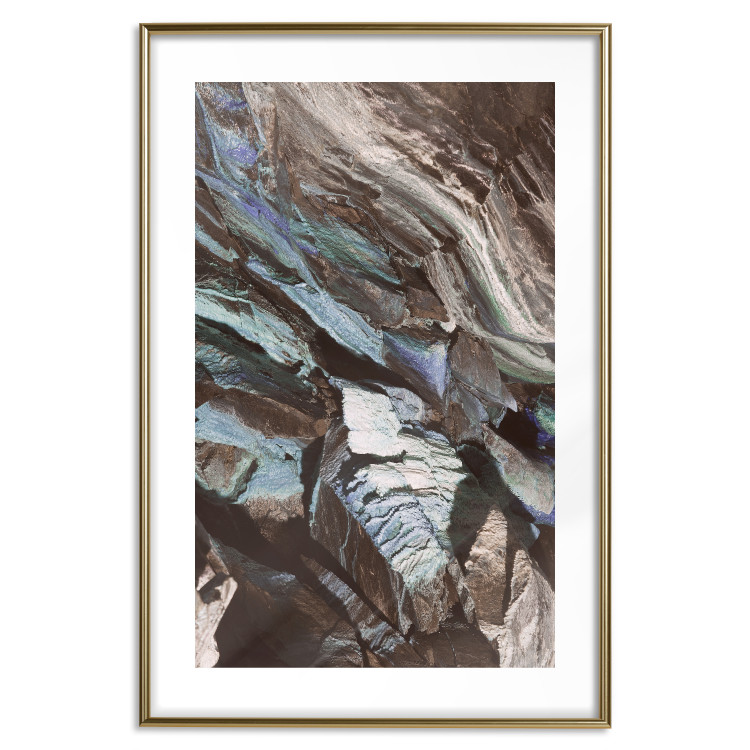 Wall Poster Majestic Rock - abstract composition of rocky gray mountains 138785 additionalImage 8