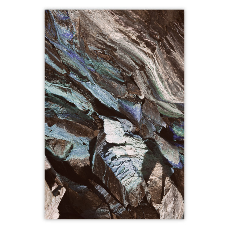 Wall Poster Majestic Rock - abstract composition of rocky gray mountains 138785