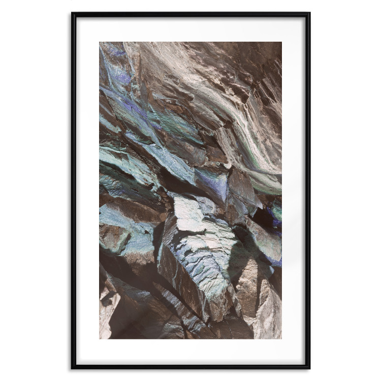 Wall Poster Majestic Rock - abstract composition of rocky gray mountains 138785 additionalImage 7
