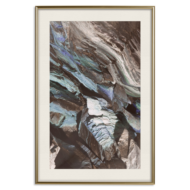Wall Poster Majestic Rock - abstract composition of rocky gray mountains 138785 additionalImage 10