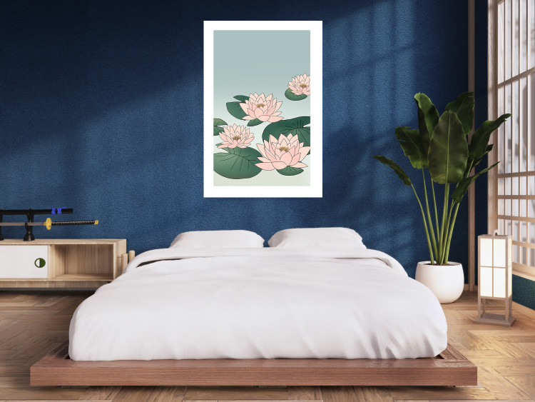 Poster Pink Water Lilies [Poster] 142485 additionalImage 13
