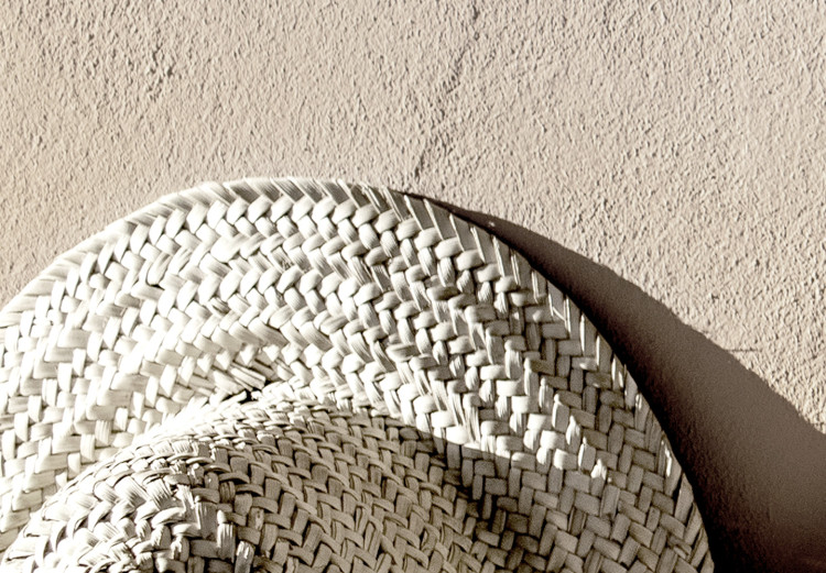 Canvas Print Straw Hats (1-piece) - summer landscape in sunlight 145285 additionalImage 4