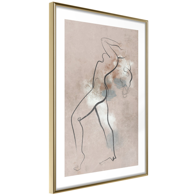 Poster Dancing Woman - Linear Shot of a Female Body in Motion 146185 additionalImage 12