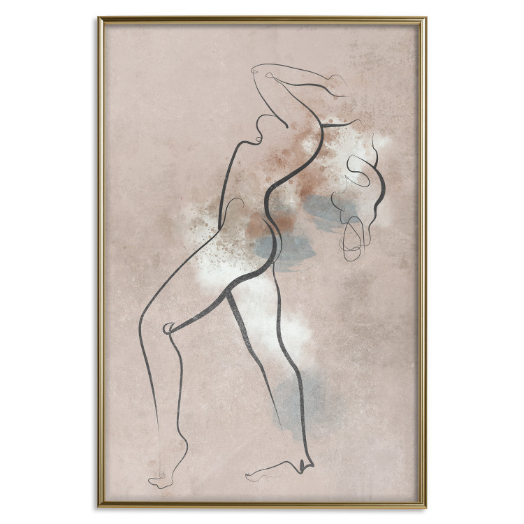 Poster Dancing Woman - Linear Shot of a Female Body in Motion 146185 additionalImage 20