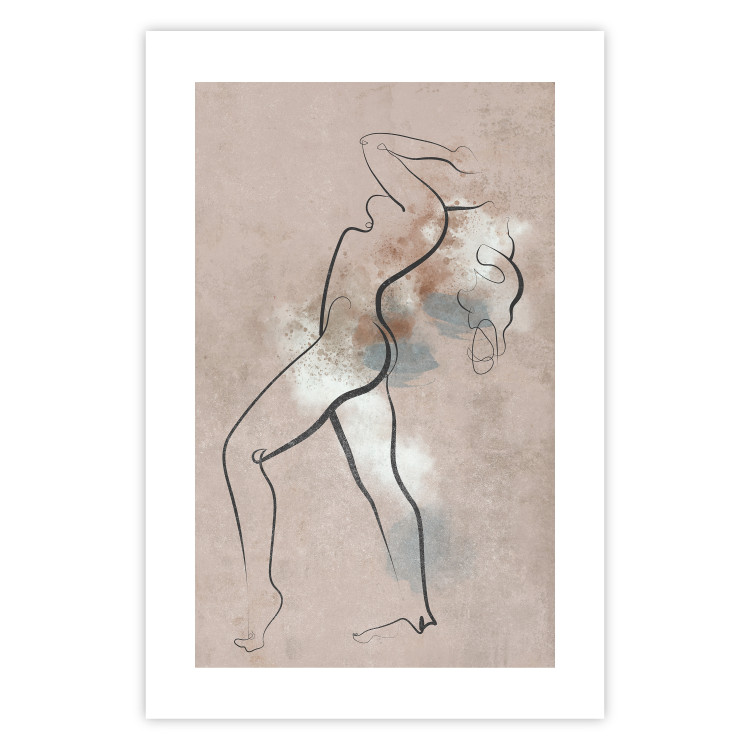 Poster Dancing Woman - Linear Shot of a Female Body in Motion 146185 additionalImage 21