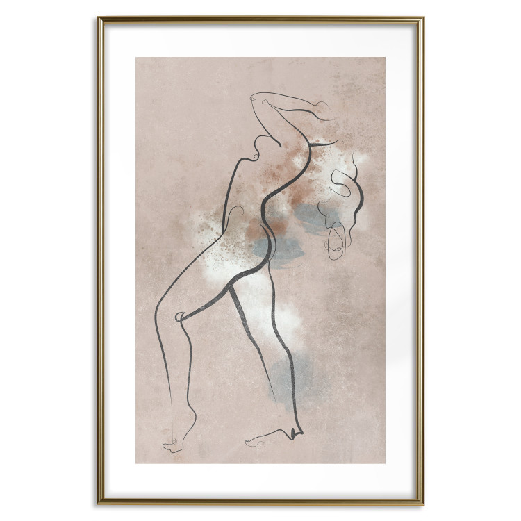 Poster Dancing Woman - Linear Shot of a Female Body in Motion 146185 additionalImage 25