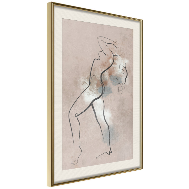 Poster Dancing Woman - Linear Shot of a Female Body in Motion 146185 additionalImage 6