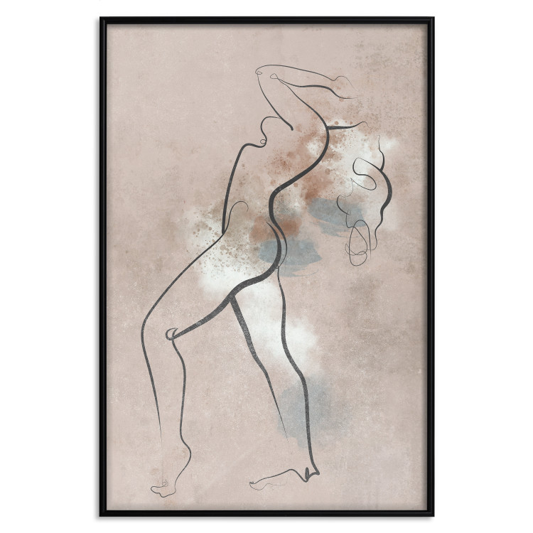 Poster Dancing Woman - Linear Shot of a Female Body in Motion 146185 additionalImage 23