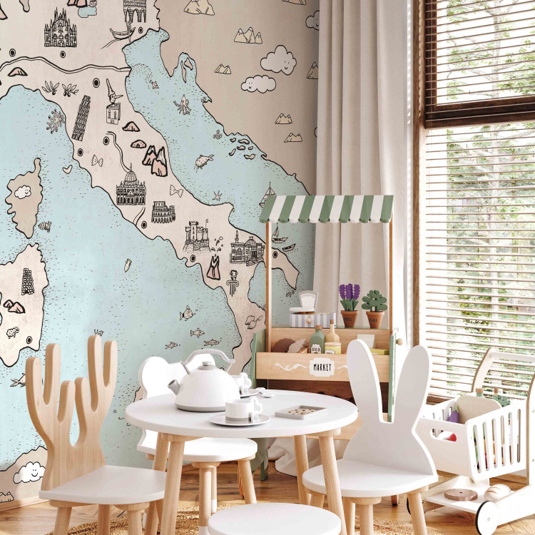 Wall Mural Map of Italy for Children - Interesting Places and Tourist Attractions 149285 additionalImage 4
