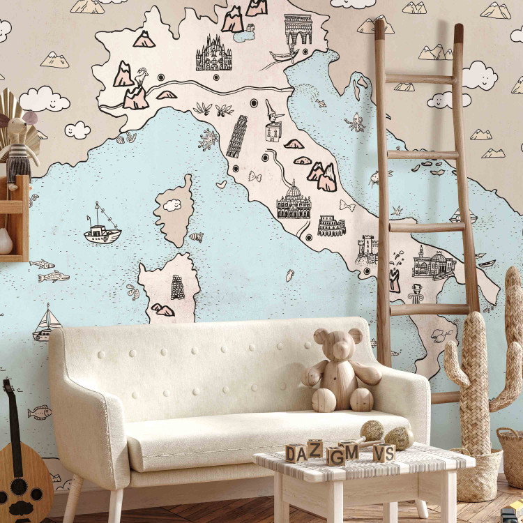 Wall Mural Map of Italy for Children - Interesting Places and Tourist Attractions 149285 additionalImage 5